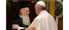 Incontro fraterno tra Francesco e Bartolomeo